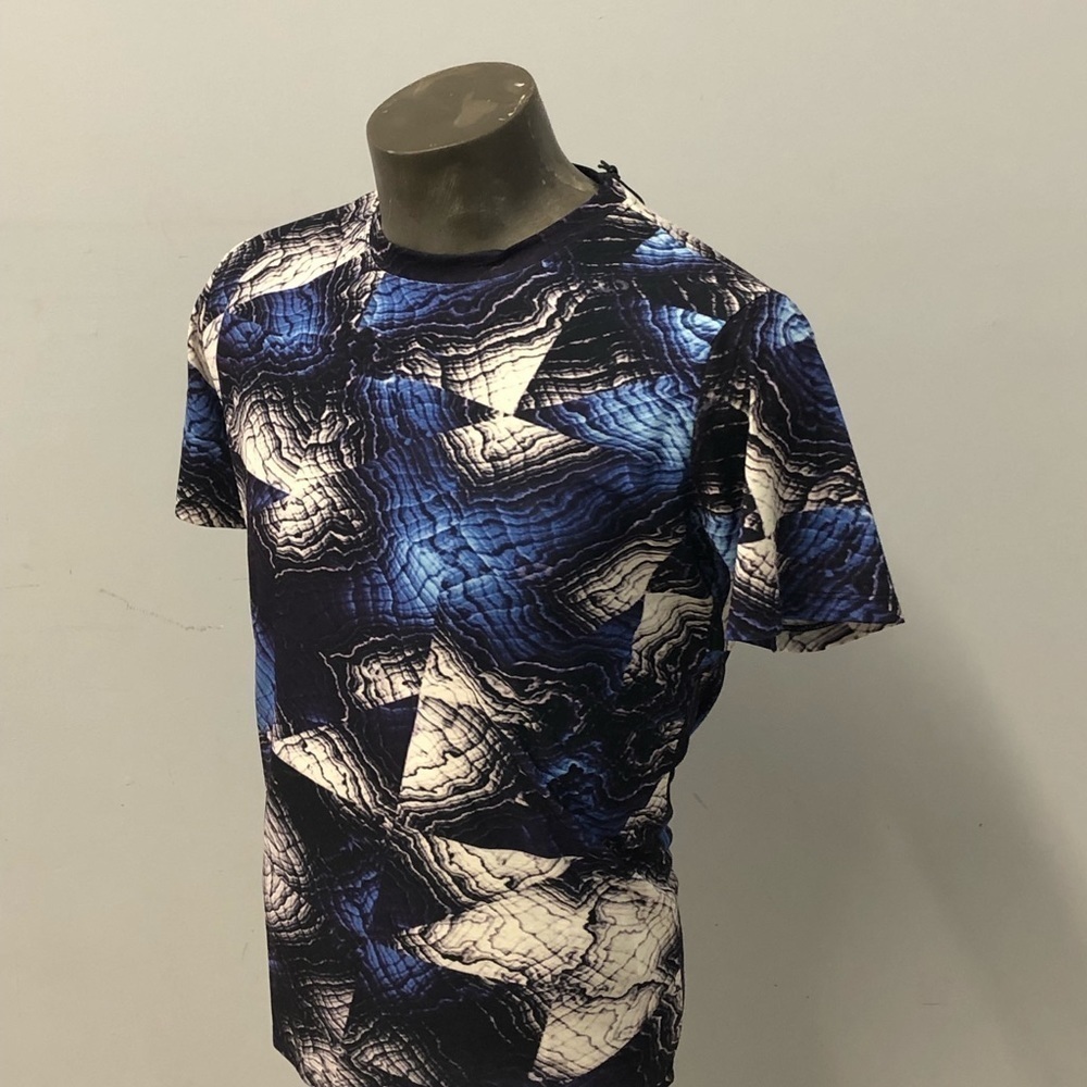 Steven land t-shirt crewneck multi color blue - Picture 3 of 3